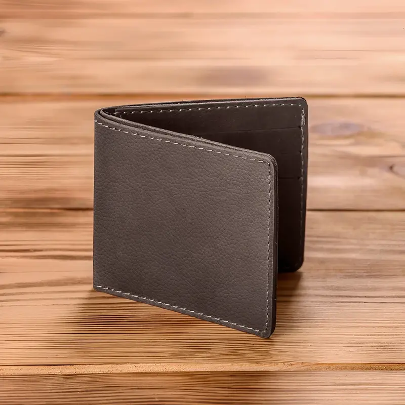 Leather Wallet - Rustic-No Personalization