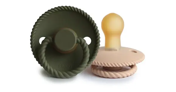 Frigg Rope Size 1:0-6 Months Pacifier Croissant/Olive