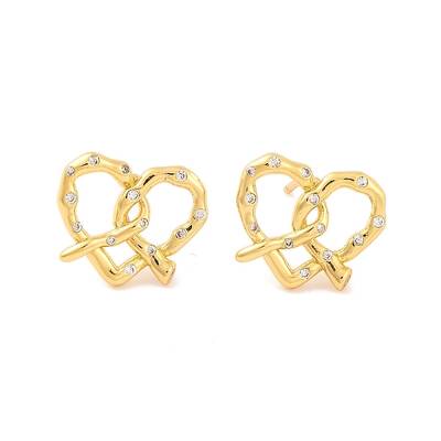 Brass Stud Earrings for Women