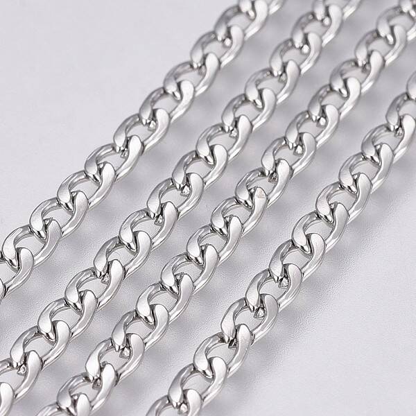 Tarnish Resistant 304 Stainless Steel Curb Chains