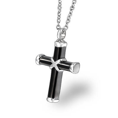 Stainless Steel Religion Cross Pendant Necklace