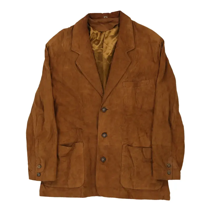 Unbranded Suede Jacket - Large Brown Suede
