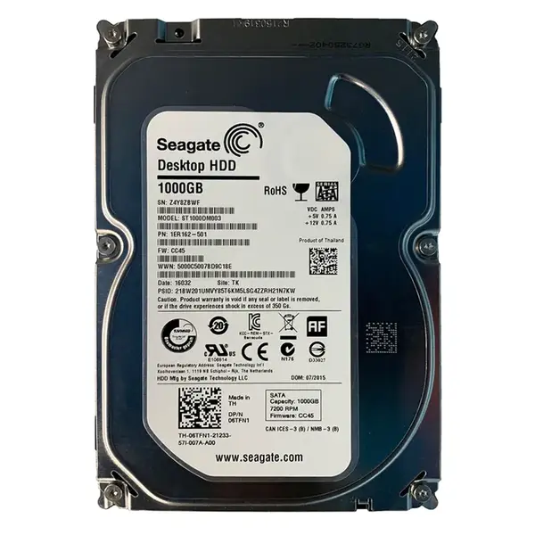 06TFN1 Dell 1TB 6Gb/s SATA 7200 3.5-Inch Hard Drive