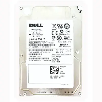 J084N Dell 146GB 3Gb/s SAS 15000 2.5-inch 16MB Hard Drive