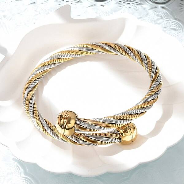 304 Stainless Steel Torque Bangles Bangles for Women