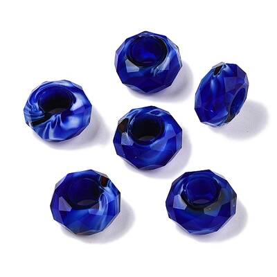 Two Tone Glass European Beads