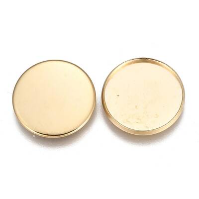 304 Stainless Steel Plain Edge Bezel Cups