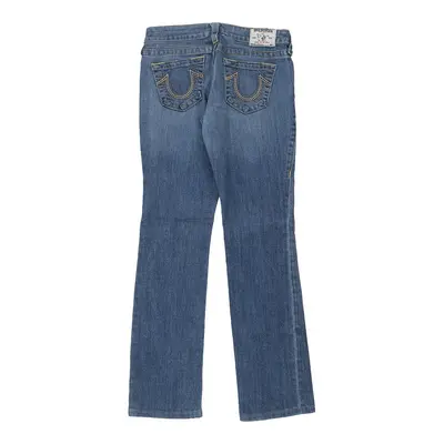 Made in USA True Religion Boot Cut Jeans - 29W UK 6 Blue Cotton