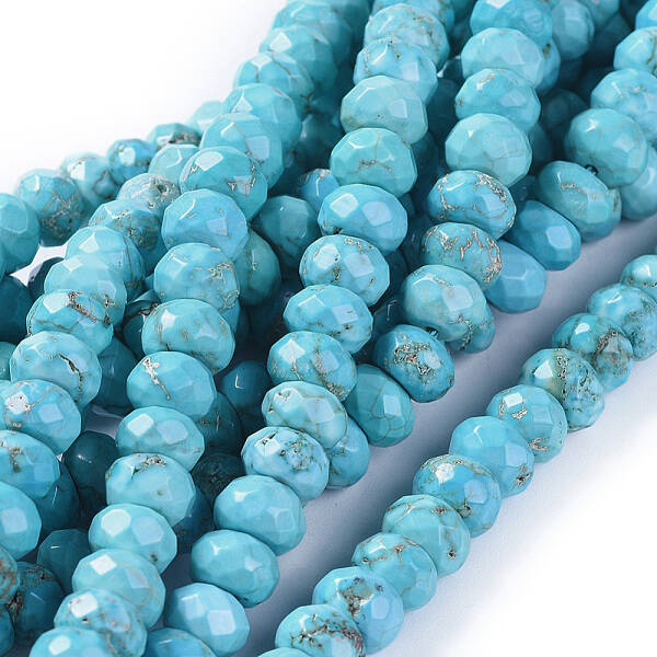 Natural Howlite Beads Strands