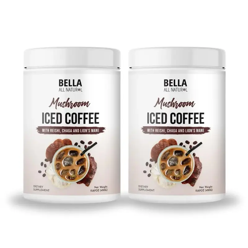 2 Pack Bella All Natural Mushroom Iced Coffee