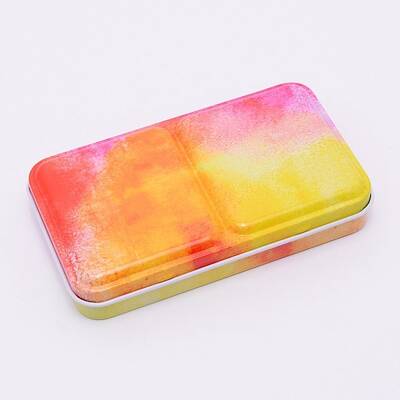 Empty Watercolor Tin Box Palette Paint Case