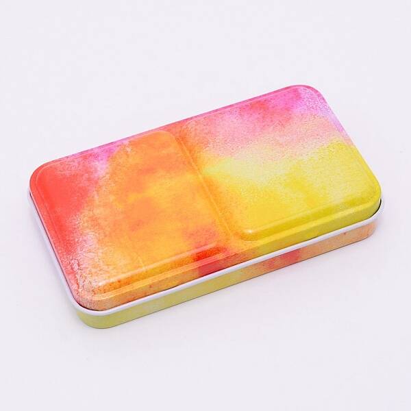 Empty Watercolor Tin Box Palette Paint Case