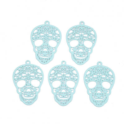 430 Stainless Steel Filigree Pendants