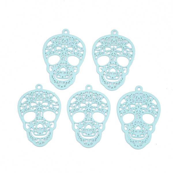 430 Stainless Steel Filigree Pendants