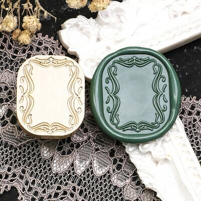 Flower Frame Brass Stamp Heads