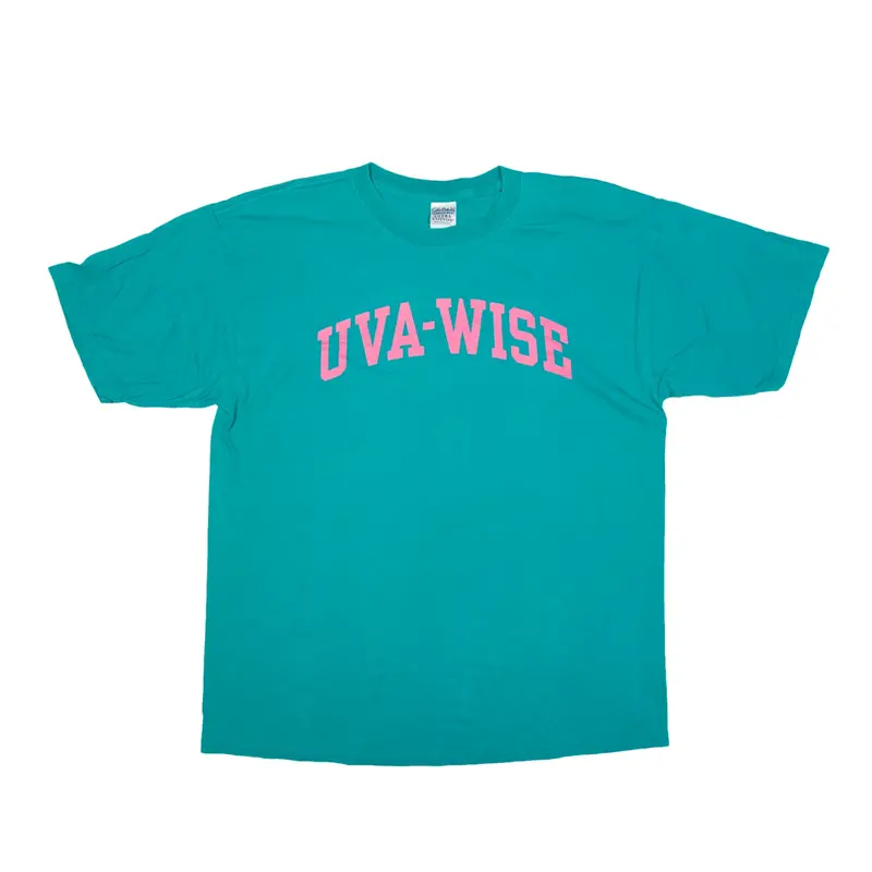 GILDAN Uva-Wise USA T-Shirt Blue Short Sleeve Mens XL