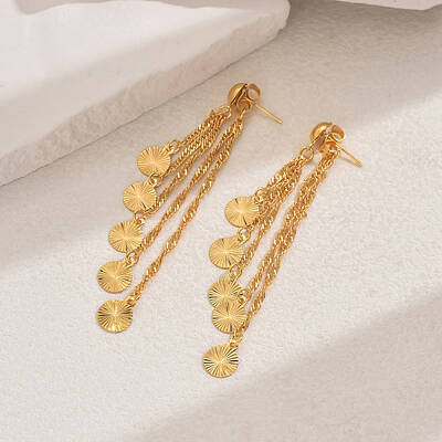 Vintage Chic Tassel Stud Earrings