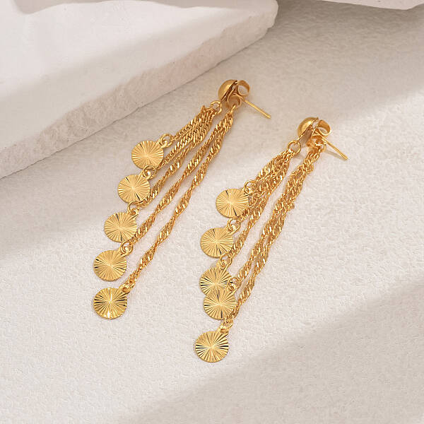 Vintage Chic Tassel Stud Earrings