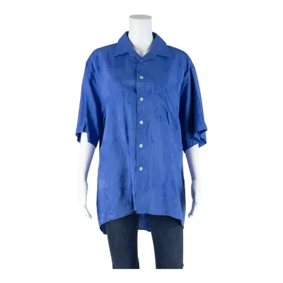 KAUF Womens Printed Shirt Purple Crazy Pattern L