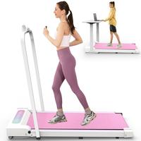 [SAYGOGO] 2 in 1 Treadmill with Handles,Walking Pad, 2.5HP Under Desk Treadmill with Remote Control & LED Display, Quiet Desk...