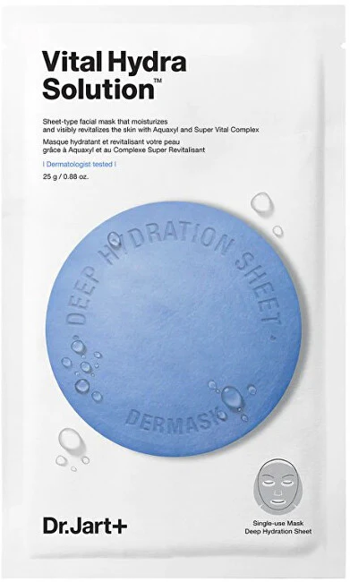 Dr. Jart+ Maschera Viso Idratante Profonda Dermask (Soluzione Water Jet Vital Hydra) 5 X 25 G