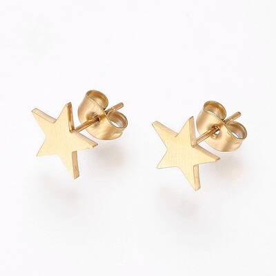 304 Stainless Steel Stud Earrings