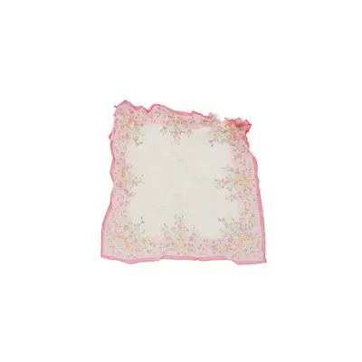Unbranded Floral Scarf - No Size White Viscose