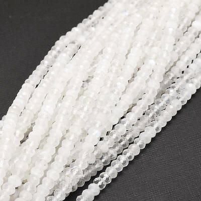 Natural Rainbow Moonstone Beads Strands