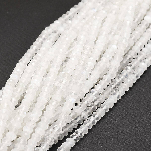 Natural Rainbow Moonstone Beads Strands