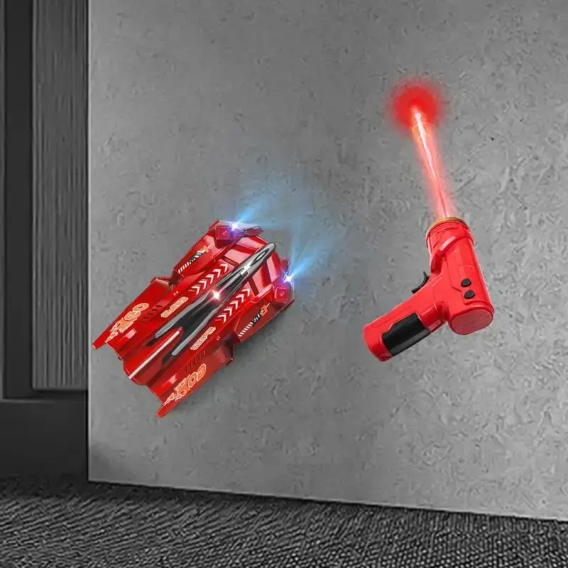 Laser Induction Wall Climbing Car, Remote Control Electric Car, Chasing Light Induction Laser Tracking Wall Climbing Car, Gif...