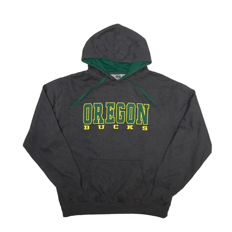 STADIUM Oregon Ducks USA Hoodie Grey Pullover Mens 2XL