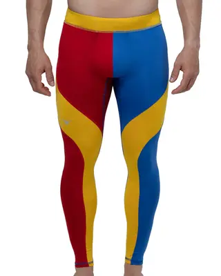 Mondrian Meggings | Size: 2XL | Color: Red/Blue/Yellow