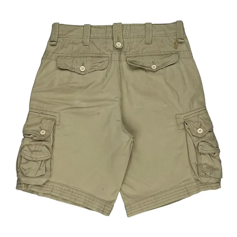 Polo By Ralph Lauren Cargo Shorts - 30W 10L Beige Cotton | Size: 30″ waist