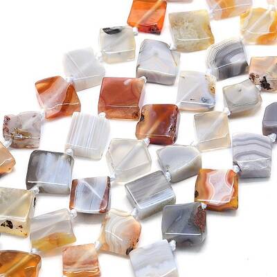 Natural Botswana Agate Beads Strands