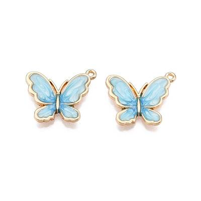 Rack Plating Alloy Enamel Pendants
