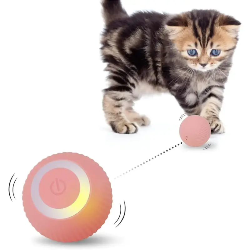 USB Rechargeable Toy Ball, Automatic Cat Toy Power Ball, Indoor Cat Toy, Pet Supplies for Cat