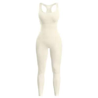 SeSe Code Women Jumpsuits with Tummy Control, Sleeveless Romper Workout Playsuit Yoga Jumpsuits