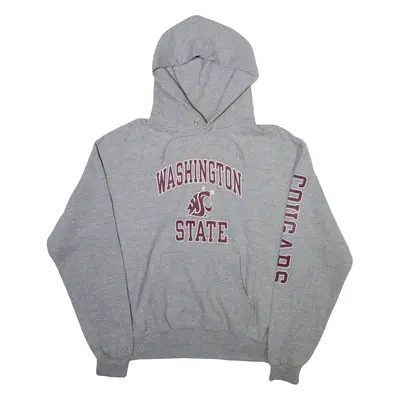 CHAMPION Washington State Mens Grey Hoodie USA M