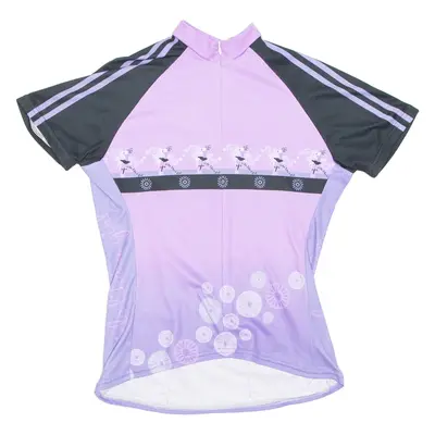TERRY Cycling Womens Jersey Purple Full Zip S