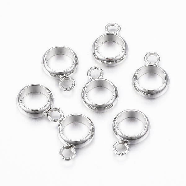 Tarnish Resistant 201 Stainless Steel Tube Bails