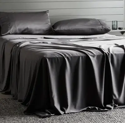 CleanBamboo® Signature Sateen Flat Sheet | Color: Sage | Size: Full