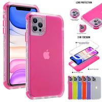 Clear Shockproof Case 3-Layers For iPhone 16 15 14 Pro Max Phone Protector Cover Durable Rugged Slim Flexible TPU Anti-Drop R...