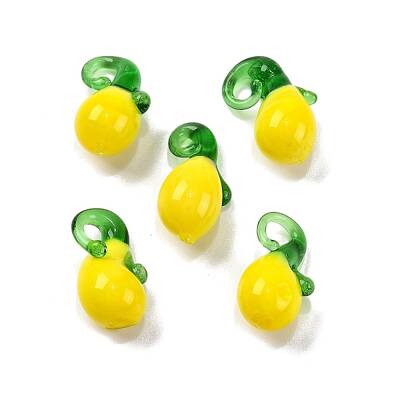 Fruit Food Glass Pendant