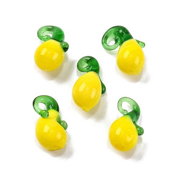 Fruit Food Glass Pendant