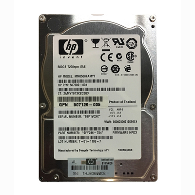 507129-005 HP 500GB 6Gb/s SAS 7200 2.5-Inch Hard Drive
