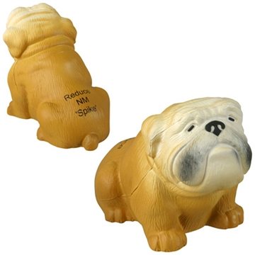 100 Promotional Bulldog - Stress Reliever - Polyurethane