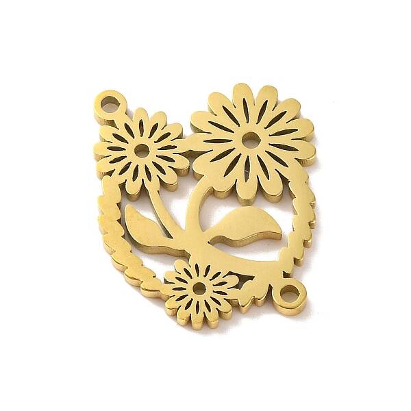 304 Stainless Steel Hollow Connector Charms