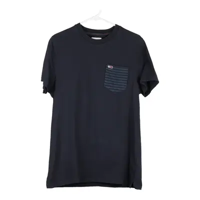 Tommy Jeans T-Shirt - Medium Navy Cotton