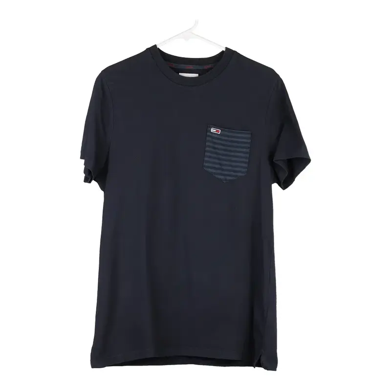 Tommy Jeans T-Shirt - Medium Navy Cotton