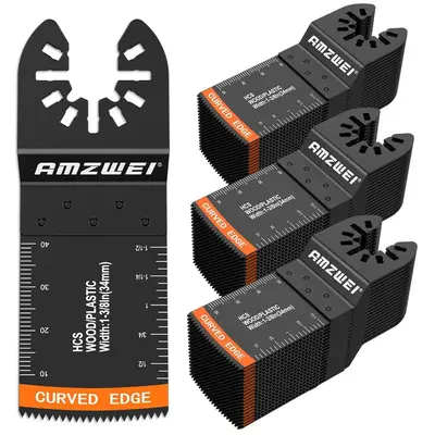 Father's Day Gifts 54 Pcs Wood Oscillating Multitool,Oscillating Tool Blades,Professional Universal Oscillating Saw Blades,Qu...